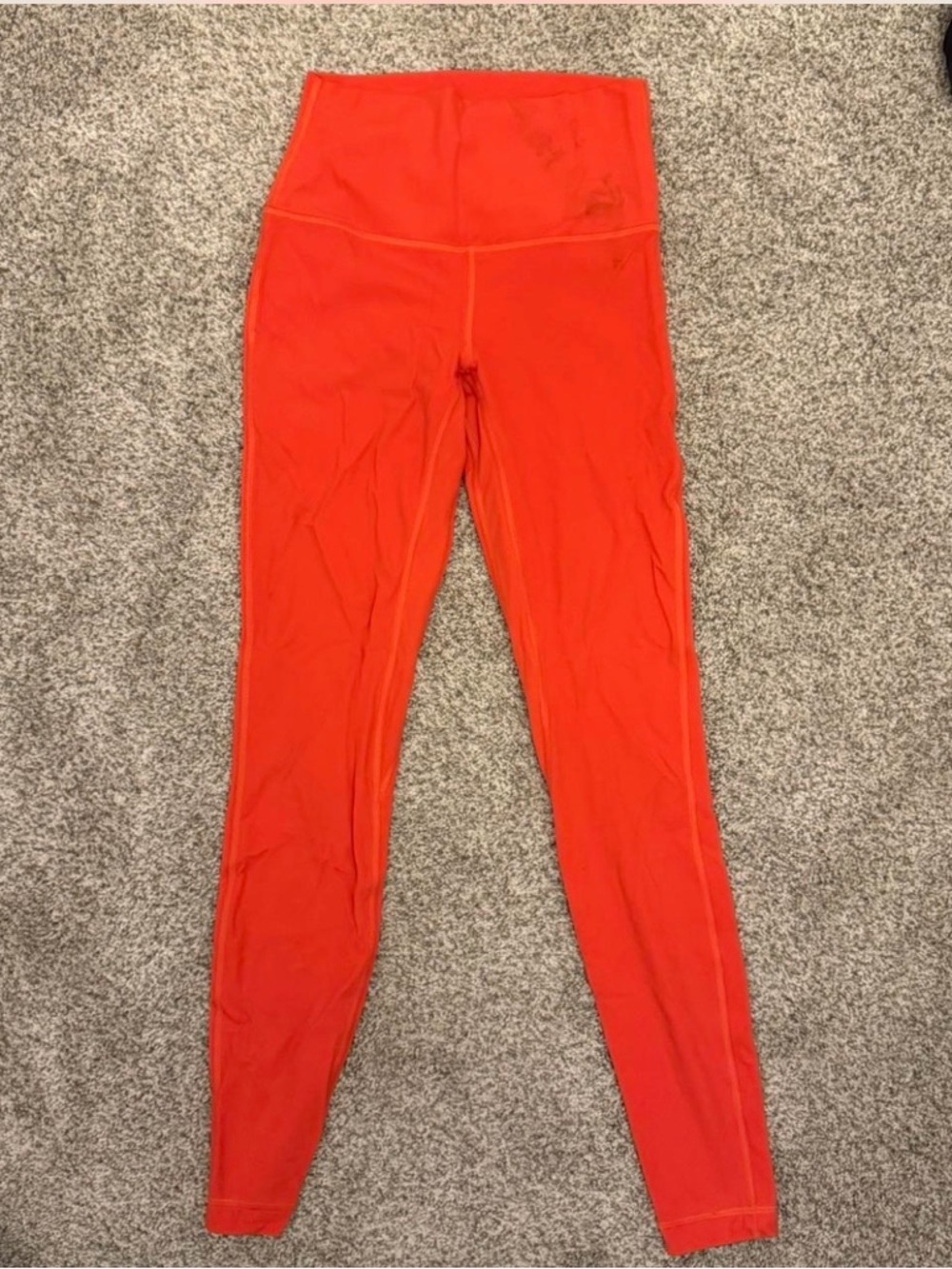 Red Lululemon Align 28” High-Waist Leggings